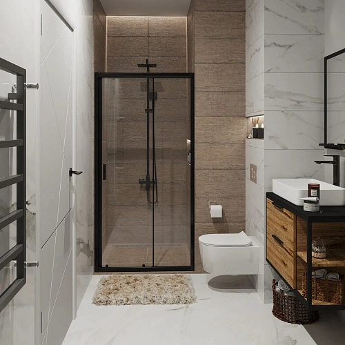 Душевая дверь Niagara Nova NG-82-10AB (100х195) Душевая дверь Niagara Nova NG-82-10AB (100х195)