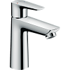 Картинка анонса товара «смеситель для раковины hansgrohe talis e со средним изливом и сливным гарнитуром, хром 71710000»