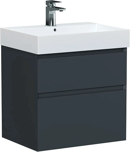 Тумба под раковину Allen Brau Infinity 60 1.210024.AM антрацит матовый Тумба под раковину Allen Brau Infinity 60 1.210024.AM антрацит матовый