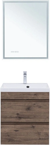 Тумба под раковину Aquanet Нота New 60 дуб веллингтон табак 00334191 подвесная Тумба под раковину Aquanet Нота New 60 дуб веллингтон табак 00334191 подвесная