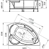 Акриловая ванна Radomir Алари 168х120 (правосторонняя)(2-01-0-2-1-218) Акриловая ванна Radomir Алари 168х120 (правосторонняя)(2-01-0-2-1-218)