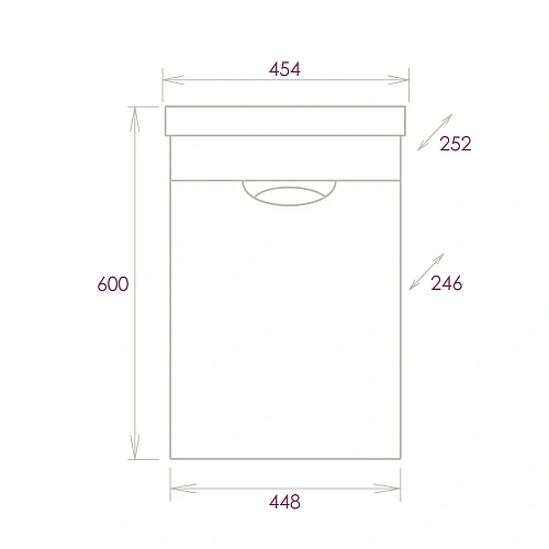 Тумба под раковину Onika КОМО 45.01 104507 Тумба под раковину Onika КОМО 45.01 104507