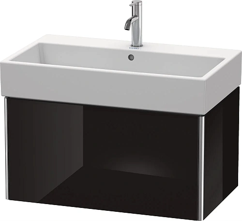 Тумба под раковину Duravit XSquare XS409504040 подвесная 78 см черный глянцевый Тумба под раковину Duravit XSquare XS409504040 подвесная 78 см черный глянцевый