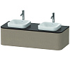 Картинка анонса товара «тумба под раковину duravit happy d.2 plus hp4943b7575 подвесная 130 см лен»