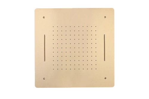 Верхний душ Boheme 428-G 2-х функциональный из нержавеющей стали Gold Верхний душ Boheme 428-G 2-х функциональный из нержавеющей стали Gold