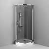Душевой уголок AM.PM Like W83UG-333-095CG Round 95x95, стекло тонированное, профиль хром глянц, без по Душевой уголок AM.PM Like W83UG-333-095CG Round 95x95, стекло тонированное, профиль хром глянц, без по