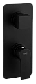 Смеситель для душа Remer Energy EY93KBNO, черный матовый Смеситель для душа Remer Energy EY93KBNO, черный матовый