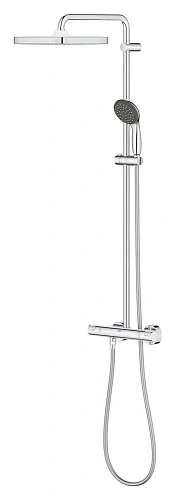 Душевая система GROHE Vitalio Start 250 CUBE с термостатом, хром (26696000) Душевая система GROHE Vitalio Start 250 CUBE с термостатом, хром (26696000)