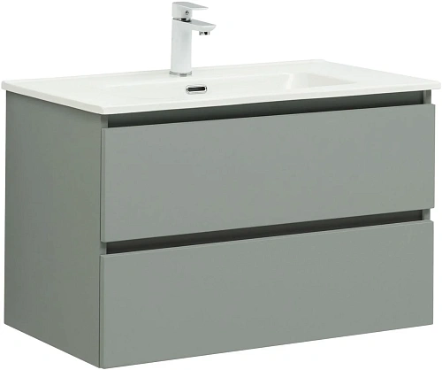 Тумба под раковину Aquanet Вега 2.0 80 мисти грин 00337961 подвесная Тумба под раковину Aquanet Вега 2.0 80 мисти грин 00337961 подвесная