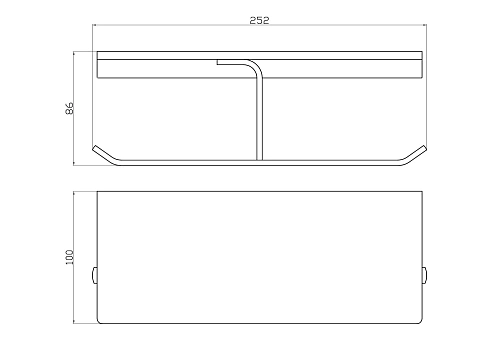 Держатель туалетной бумаги Wonzon & Woghand с полкой, глянцевое золото (WW-9156-LG) Держатель туалетной бумаги Wonzon & Woghand с полкой, глянцевое золото (WW-9156-LG)