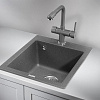 Кухонная мойка Granula 4201, ГРАФИТ (ЧЁРНО-СЕРЫЙ), кварц 415х490 Кухонная мойка Granula 4201, ГРАФИТ (ЧЁРНО-СЕРЫЙ), кварц 415х490
