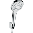 Детальная картинка товара «душевой гарнитур hansgrohe croma select e vario с держателем и шлангом 125 см. 26425400, белый/хром»