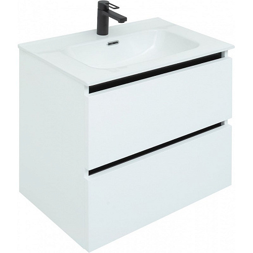 Тумба под раковину De Aqua Ариетта NEW 60 белый матовый 00265579 Тумба под раковину De Aqua Ариетта NEW 60 белый матовый 00265579