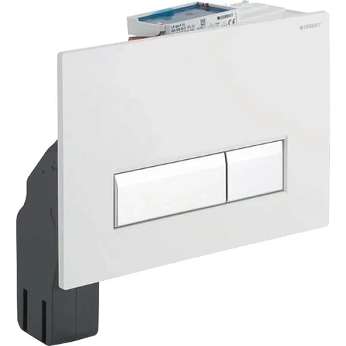 Клавиша смыва Geberit 115.600.SI.1 Sigma40, со встроенной системой удаления запаха, металл, цвет б Клавиша смыва Geberit 115.600.SI.1 Sigma40, со встроенной системой удаления запаха, металл, цвет б