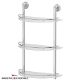 Полка FBS Luxia LUX 082 3-х ярусная с ограничителем Полка FBS Luxia LUX 082 3-х ярусная с ограничителем