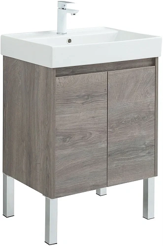 Тумба под раковину Aquanet Nova Lite 60 дуб рошелье (2 дверцы) 00298848 Тумба под раковину Aquanet Nova Lite 60 дуб рошелье (2 дверцы) 00298848