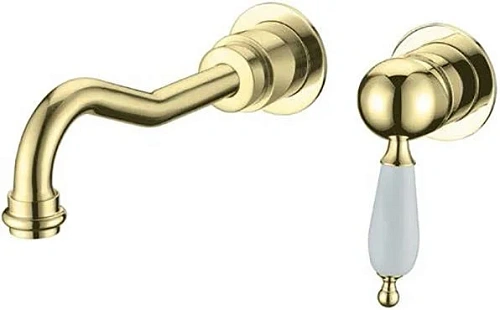 Смеситель для раковины Boheme Tradizionale Oro 287 встроенный Смеситель для раковины Boheme Tradizionale Oro 287 встроенный