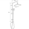Душевая система Aquanet Passion S 00212271 Душевая система Aquanet Passion S 00212271