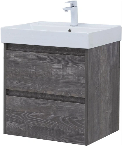 Тумба под раковину Aquanet Nova Lite 60 дуб серый (2 ящика) 00287889 Тумба под раковину Aquanet Nova Lite 60 дуб серый (2 ящика) 00287889