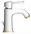 Смеситель для раковины GROHE Grandera с донным клапаном, хром/золото (23303IG0) Смеситель для раковины GROHE Grandera с донным клапаном, хром/золото (23303IG0)