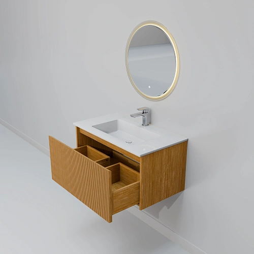 Комплект мебели ArtDecco Elizabeth 80 AEL08W11S1MF белый дуб Комплект мебели ArtDecco Elizabeth 80 AEL08W11S1MF белый дуб