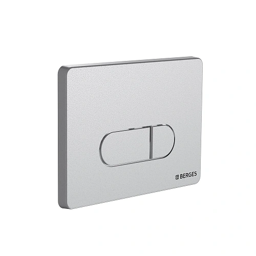 Инсталляция для унитаза BERGES NOVUM кнопка D2 матовый хром 040232 Инсталляция для унитаза BERGES NOVUM кнопка D2 матовый хром 040232