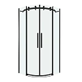 Душевой уголок GROSSMAN Classic 301.K33.04.1010.21.00 (100x100x195) полукруг,раздвиж,черн.мат,стекло прозрачн Душевой уголок GROSSMAN Classic 301.K33.04.1010.21.00 (100x100x195) полукруг,раздвиж,черн.мат,стекло прозрачн