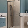 Душевая дверь BelBagno SOFT_CLOSE-2-BF-1-100-C-GM 100 см, профиль оружейная сталь, стекло прозрачное Душевая дверь BelBagno SOFT_CLOSE-2-BF-1-100-C-GM 100 см, профиль оружейная сталь, стекло прозрачное