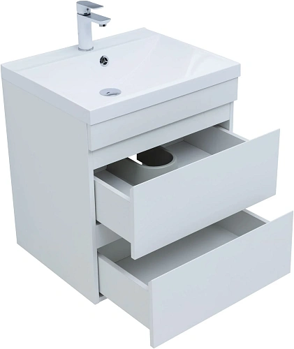 Тумба с раковиной Aquanet Нота new 58 00335870 белый глянец Тумба с раковиной Aquanet Нота new 58 00335870 белый глянец