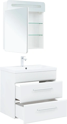 Тумба под раковину Aquanet Лукка 75 белый 00302397 напольная/подвесная Тумба под раковину Aquanet Лукка 75 белый 00302397 напольная/подвесная