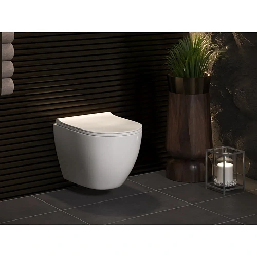 Комплект унитаза BERGES OKUS с инсталляцией NOVUM525, кнопкой F1 белой, сиденье дюропласт Toma Slim 43282 Комплект унитаза BERGES OKUS с инсталляцией NOVUM525, кнопкой F1 белой, сиденье дюропласт Toma Slim 43282