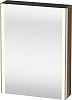 Картинка анонса товара «зеркальный шкаф duravit xsquare xs7111l6161 с подсветкой 60 см коричнево-оливковый глянцевый»