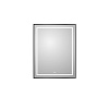 Картинка анонса товара «зеркало belbagno spc-kraft-700-900-led-tch-warm-nero 700x32x900 мм с подсветкой сенсорным выключателем и подогревом»