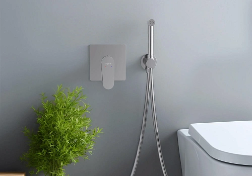 Гигиенический душ Aquatek ОБЕРОН AQ1219CR Хром, встраиваемый Гигиенический душ Aquatek ОБЕРОН AQ1219CR Хром, встраиваемый