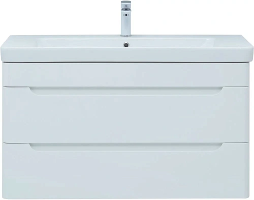 Тумба под раковину Aquanet София 105 белый глянец (2 ящика) 00274116 Тумба под раковину Aquanet София 105 белый глянец (2 ящика) 00274116
