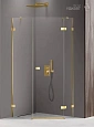Душевой уголок NEW TRENDY AVEXA GOLD SHINE R 100x80x200 EXK-3850 золото Душевой уголок NEW TRENDY AVEXA GOLD SHINE R 100x80x200 EXK-3850 золото