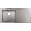 Картинка анонса товара «кухонная мойка hansgrohe s71 s716-f450 450 с крылом 43331800, нержавеющая сталь встраиваемая»