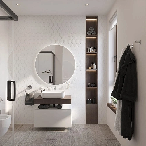 Столешница STWORKI Ольборг 80 дуб карпентер, без отверстий, с тумбой 80, с раковиной STWORKI Soul 1 489287 Столешница STWORKI Ольборг 80 дуб карпентер, без отверстий, с тумбой 80, с раковиной STWORKI Soul 1 489287