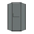 Душевой уголок GROSSMAN Pragma 302.K33.03.9090.21.10 (90x90x195) трапеция,распашн,черн. матов,стекло тонирова Душевой уголок GROSSMAN Pragma 302.K33.03.9090.21.10 (90x90x195) трапеция,распашн,черн. матов,стекло тонирова