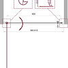 Душевая дверь BelBagno UNO-B-1-90-P-Cr Душевая дверь BelBagno UNO-B-1-90-P-Cr