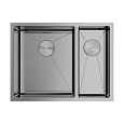 Кухонная мойка Omoikiri Taki 58-2-U/IF-IN-L нерж.сталь/нержавеющая сталь 4993768 Кухонная мойка Omoikiri Taki 58-2-U/IF-IN-L нерж.сталь/нержавеющая сталь 4993768