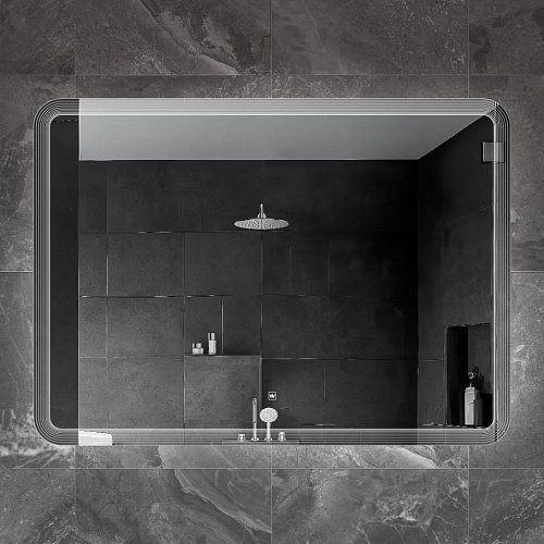 Зеркало CEZARES DUET с лазерной гравировкой подсветкой и сенсорным выключателем CZR-SPC-DUET-1100-800-LED-TCH 1100x800x30 Зеркало CEZARES DUET с лазерной гравировкой подсветкой и сенсорным выключателем CZR-SPC-DUET-1100-800-LED-TCH 1100x800x30