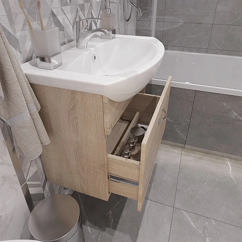 Комплект мебели DIWO Муром 70 подвесная, с сифоном 579851 Комплект мебели DIWO Муром 70 подвесная, с сифоном 579851