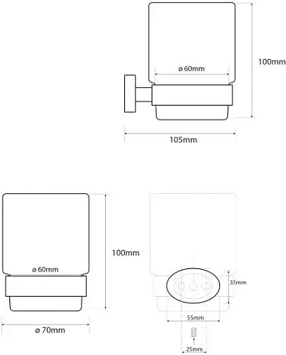 Стакан Bemeta OVAL 118410011 Стакан Bemeta OVAL 118410011