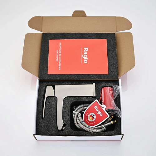 Смеситель для раковины Raglo R01.10.09, графит Смеситель для раковины Raglo R01.10.09, графит