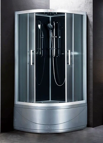 Душевая кабина Esbano ELEGANCIA (ESKG90CRB) полукруглая с крышей ESG-90CRB 90x90x210см Душевая кабина Esbano ELEGANCIA (ESKG90CRB) полукруглая с крышей ESG-90CRB 90x90x210см