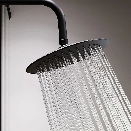 Верхний душ Damixa Scandinavian Pure 936050300 круг, черный Верхний душ Damixa Scandinavian Pure 936050300 круг, черный