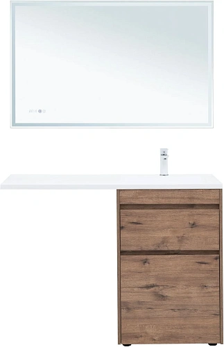 Тумба под раковину Aquanet Токио 58 дуб веллингтон напольная 2 ящика 00333648 напольная Тумба под раковину Aquanet Токио 58 дуб веллингтон напольная 2 ящика 00333648 напольная