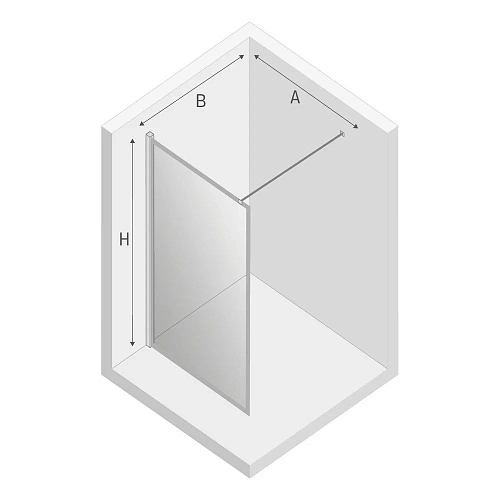 Душевая перегородка NEW TRENDY NEW MODUS BLACK 50x200 EXK-1924 (черный) Душевая перегородка NEW TRENDY NEW MODUS BLACK 50x200 EXK-1924 (черный)