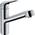 Смеситель для кухни Hansgrohe Focus M42 150, с вытяжным изливом, 1jet, sBox 71829000, хром Смеситель для кухни Hansgrohe Focus M42 150, с вытяжным изливом, 1jet, sBox 71829000, хром